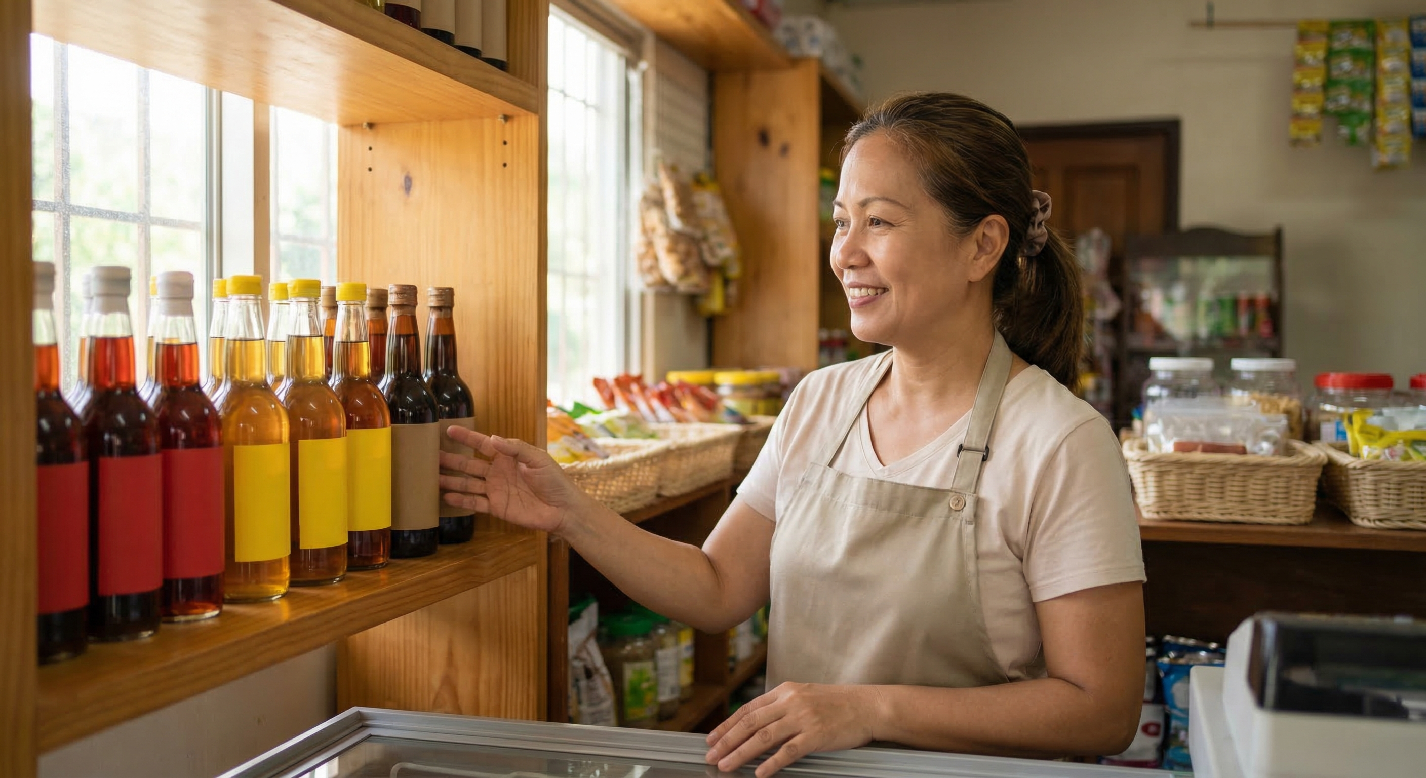 Stock & Sell partner — retail store with Kusinamate sauces